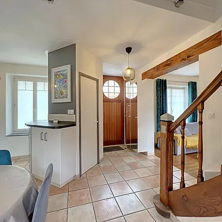 Charmante Maison 1930 Centre Hennebont, Deco Actuelle, Terrasse, Jardin Clos, 2 Chambres, Wifi Inclus - Fr-1-349-204 * Hennebont